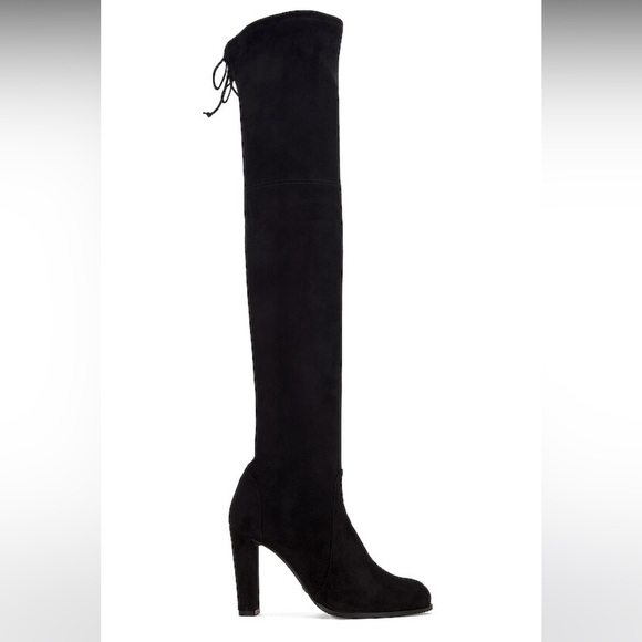 Stuart Weitzman over the knee black boot - Picture 1 of 5